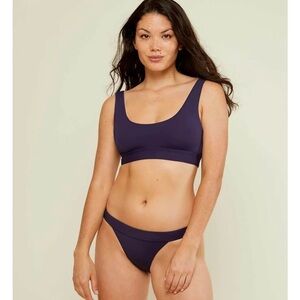 Women’s Navy Bikini Set, Size Small